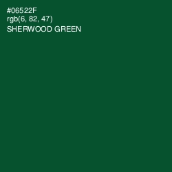 #06522F - Sherwood Green Color Image